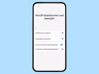 Samsung: Anruf annehmen ohne wischen