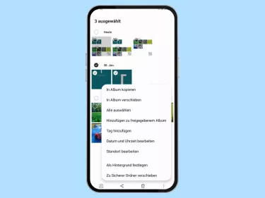 Samsung: Bilder in Album verschieben Samsung: Bilder in Album verschieben