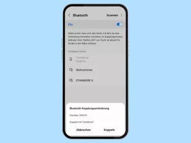 Samsung: Bluetooth-Verbindung herstellen