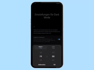 Samsung: Dark Mode automatisch einschalten oder ausschalten