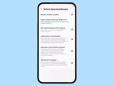 Samsung: Einstellungen der Bildschirmsperre anpassen
