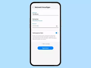 Samsung: Mit verstecktem WLAN verbinden