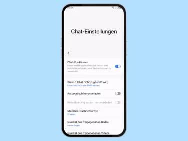 Samsung: RCS-Chats aktivieren oder deaktivieren