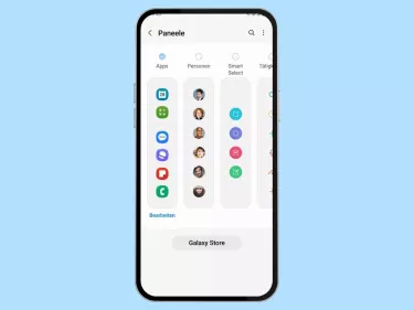 Samsung: Seitenpaneele einrichten