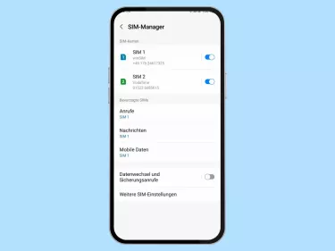 Samsung: SIM-Karte vorübergehend deaktivieren