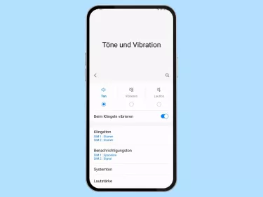 Samsung: Vibration bei Anrufen einstellen