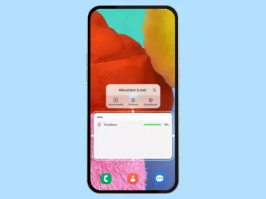 Samsung: Widget vom Startbildschirm entfernen