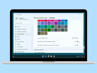 Windows 11: Farbe der Taskleiste ändern