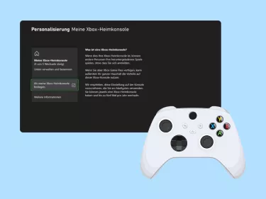 Xbox Series S/X als Heimkonsole festlegen