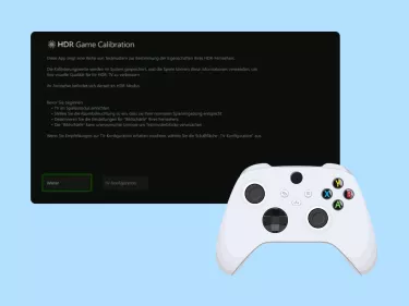 Xbox Series S/X: HDR für Gaming kalibrieren