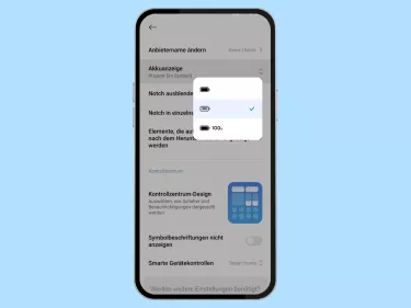 Xiaomi: Akku in Prozent anzeigen