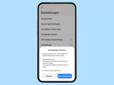 Xiaomi: App-Einstellungen zurücksetzen