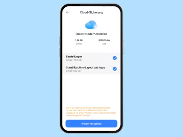 Xiaomi: Backup aus Xiaomi-Cloud wiederherstellen