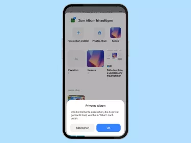 Xiaomi: Bilder zum privaten Album hinzufügen