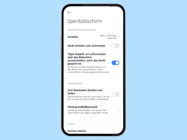 Xiaomi: Bildschirm durch Doppeltippen einschalten oder ausschalten