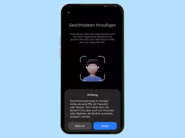 Xiaomi: Gesichtserkennung aktivieren Xiaomi: Gesichtserkennung aktivieren