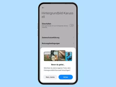 Xiaomi: Hintergrund-Karussell deaktivieren