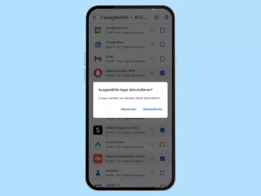 Xiaomi: Mehrere Apps gleichzeitig deinstallieren Xiaomi: Mehrere Apps gleichzeitig deinstallieren