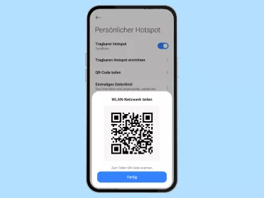 Xiaomi: Passwort vom WLAN-Hotspot über QR-Code teilen