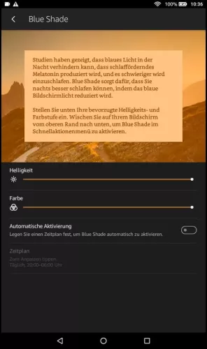 Amazon Fire Tablet Fire OS 6 Automatische Aktivierung