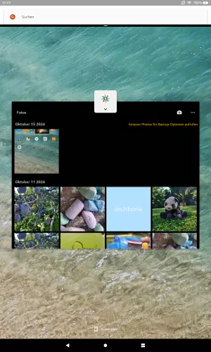 Amazon Fire Tablet Fire OS 8 Zweite App wählen