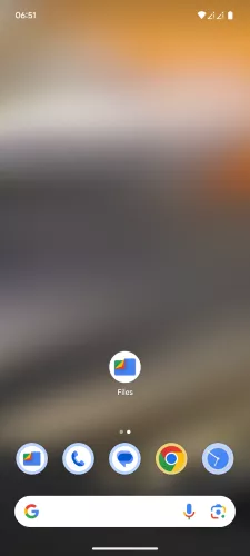 Android Android 14 Files-App öffnen