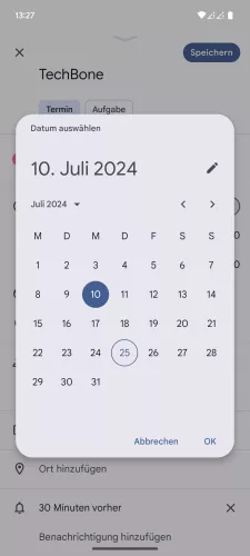 Android Android 14 Termin über mehrere Tage eintragen Android Android 14 Termin über mehrere Tage eintragen