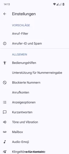 Android Android 15 Anrufer-ID und Spam