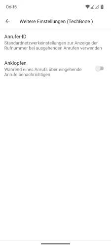 Android Android 15 Anrufer-ID