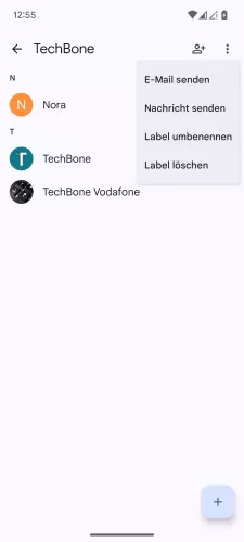 Android Android 15 Label löschen