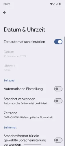 Android Android 15 Zeitzone Android Android 15 Zeitzone