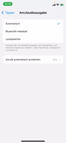 Apple iPhone iOS 17 Anrufe automatisch annehmen