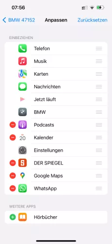 Apple iPhone iOS 17 App halten