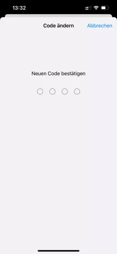 Apple iPhone iOS 17 Code bestätigen