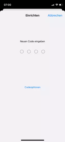 Apple iPhone iOS 17 Neuen Code eingeben