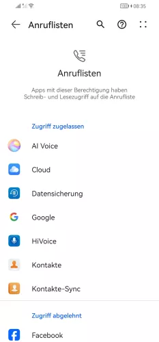 Huawei Android 10 - EMUI 12 App wählen