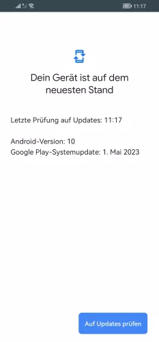 Huawei Android 10 - EMUI 12 Auf Updates prüfen