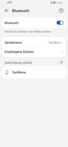 Huawei Android 10 - EMUI 12 Gerät wählen