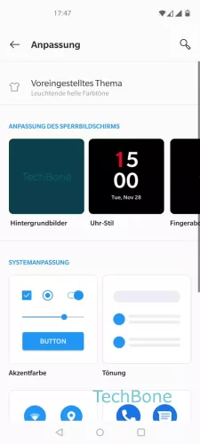 OnePlus Android 10 - OxygenOS 10 Uhr-Stil