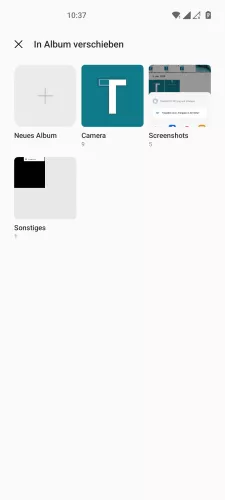 OnePlus Android 12 - OxygenOS 12 Album wählen