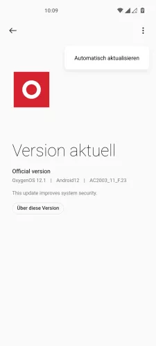 OnePlus Android 12 - OxygenOS 12 Automatisch aktualisieren