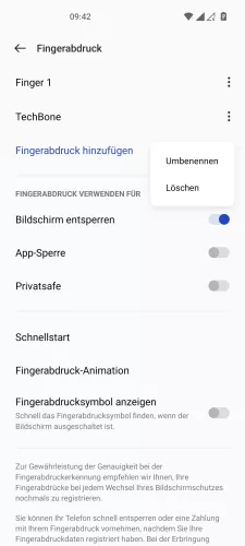 OnePlus Android 12 - OxygenOS 12 Löschen