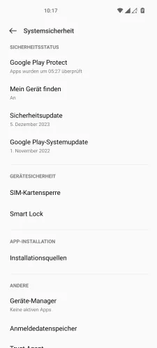 OnePlus Android 12 - OxygenOS 12 SIM-Kartensperre