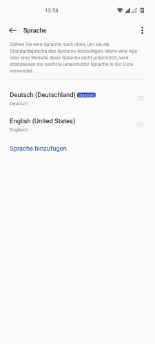 OnePlus Android 12 - OxygenOS 12 Sprache hinzufügen