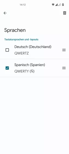 OnePlus Android 12 - OxygenOS 12 Tastatursprache entfernen