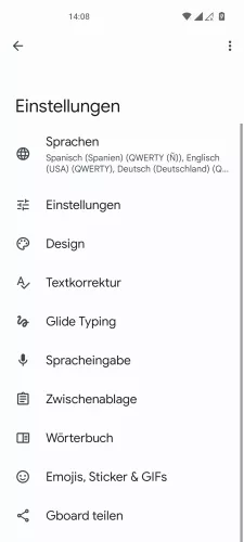 OnePlus Android 12 - OxygenOS 12 Wörterbuch