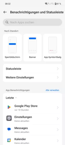 OnePlus Android 14 - OxygenOS 14 App wählen