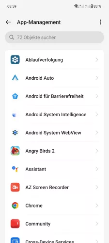 OnePlus Android 14 - OxygenOS 14 App wählen