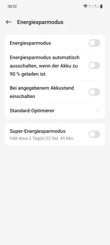 OnePlus Android 14 - OxygenOS 14 Automatisch einschalten