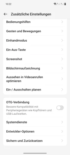 OnePlus Android 14 - OxygenOS 14 Bildschirmaufzeichnung